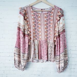 American eagle boho top